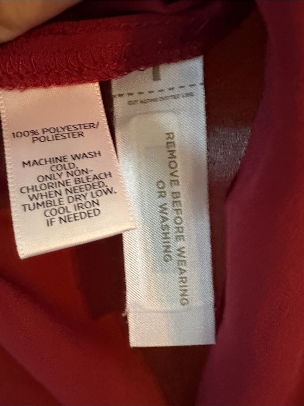 LOFT Raspberry Ruffle Sleeve Chiffon Top - Picture 2 of 3